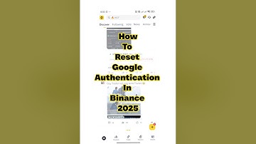 How to Reset Google authentication in Binance 2025 | Google authenticator in Binance