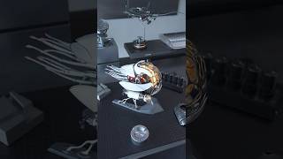 Assembling a mechanical metal nautilus model puzzle from start to finish #metalpuzzle @Stodeer