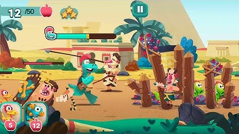 Dino Bash: A Travel Thru Time || New Dino Arrived || Island 1 :: Level 3 ||