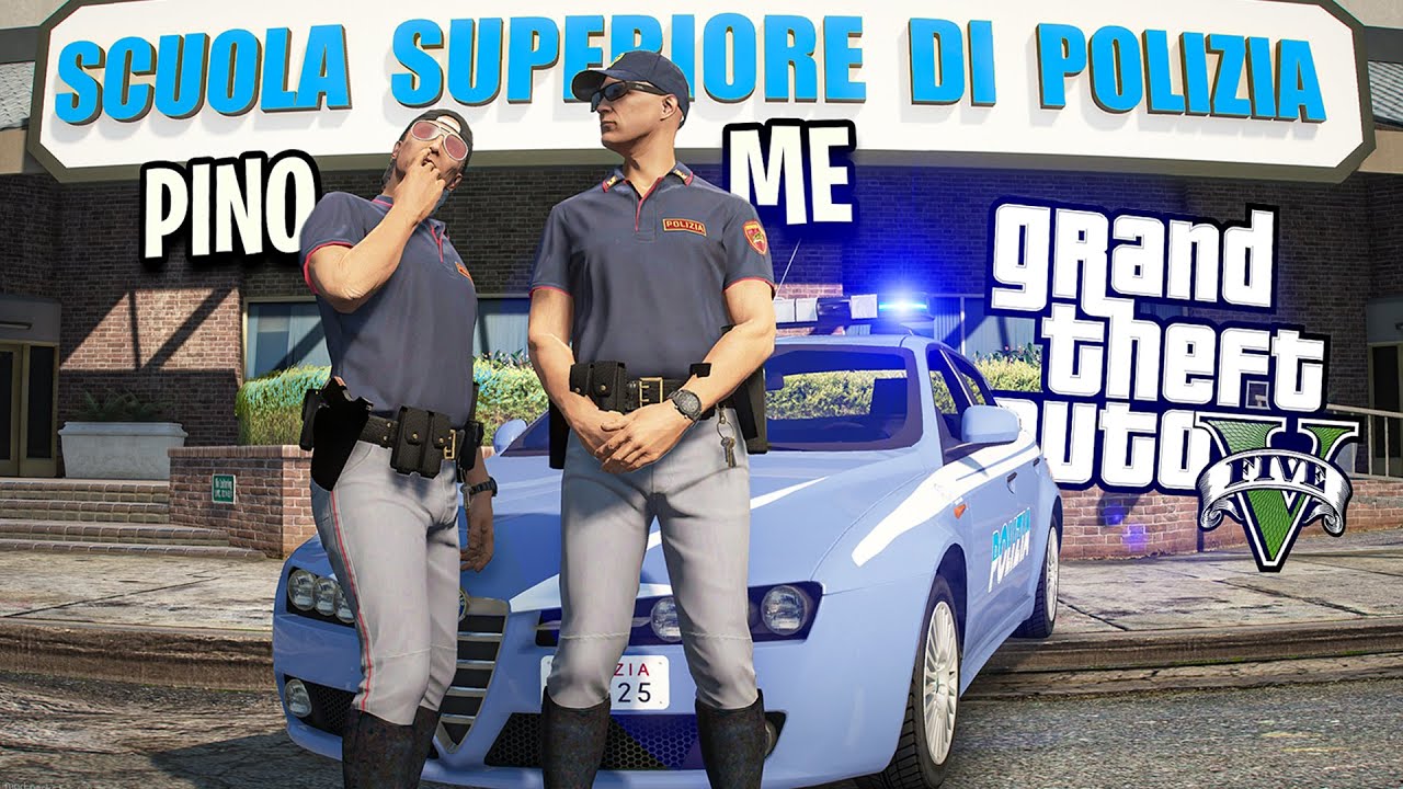 A SCUOLA di POLIZIA con PINO su GTA 5 RP! - YouTube