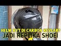 Carbon Kevlar Helm Kyt Kyoto jadi Shoei | Helmet Carbon | Carbon Helm | Tutorial Carbon Helm
