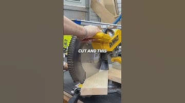 Miter Saw Trick to Cut More Degrees #woodworkingtips