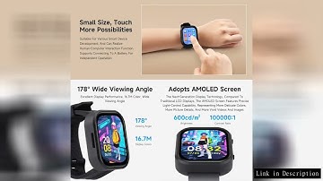 Waveshare ESP32-S3 2.06inch AMOLED Touchscreen Development Board 410x502 QSPI Interface ESP32 Displa