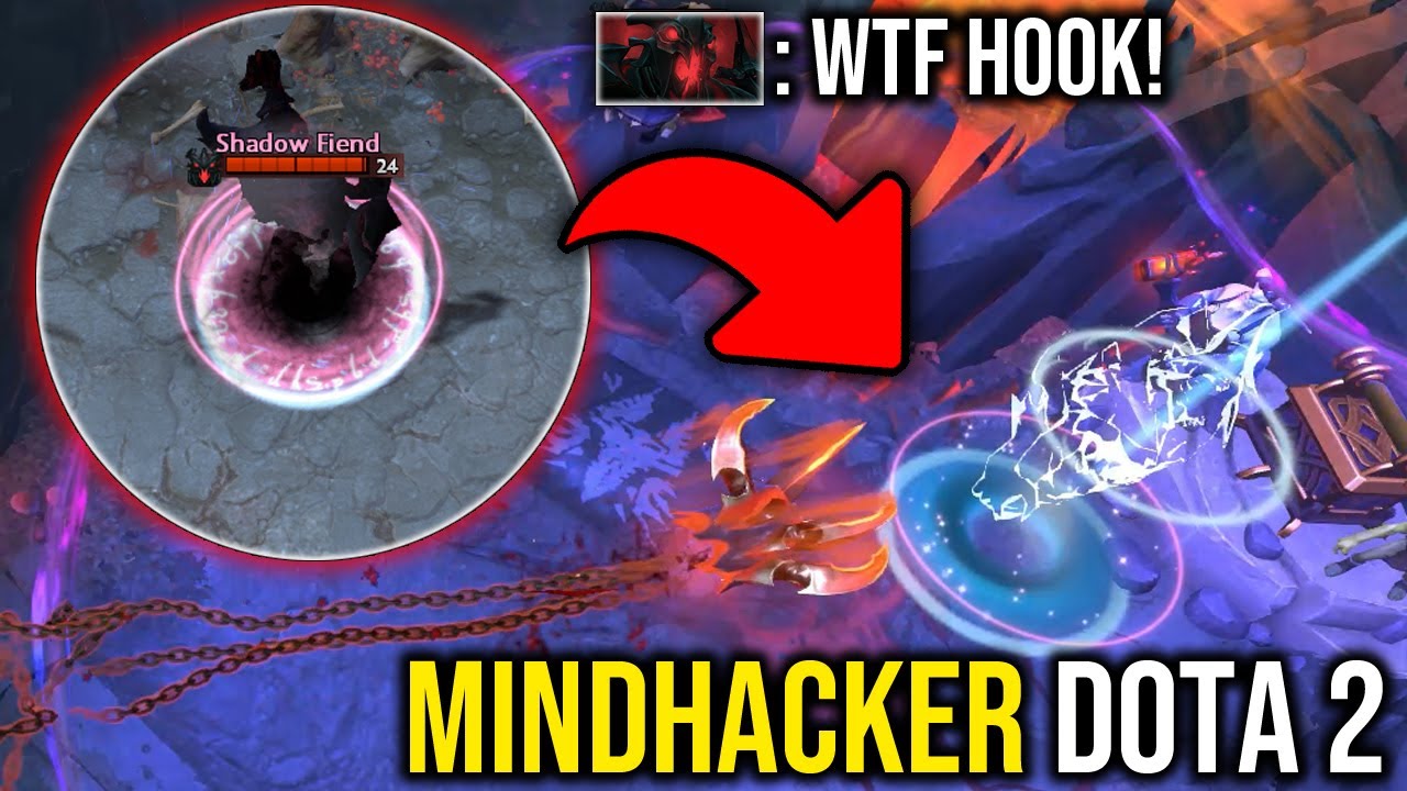 When Mind Hacker Exist in Dota 2 - Pudge 100% Mind Hack Hook delete LVL27 Master SF..