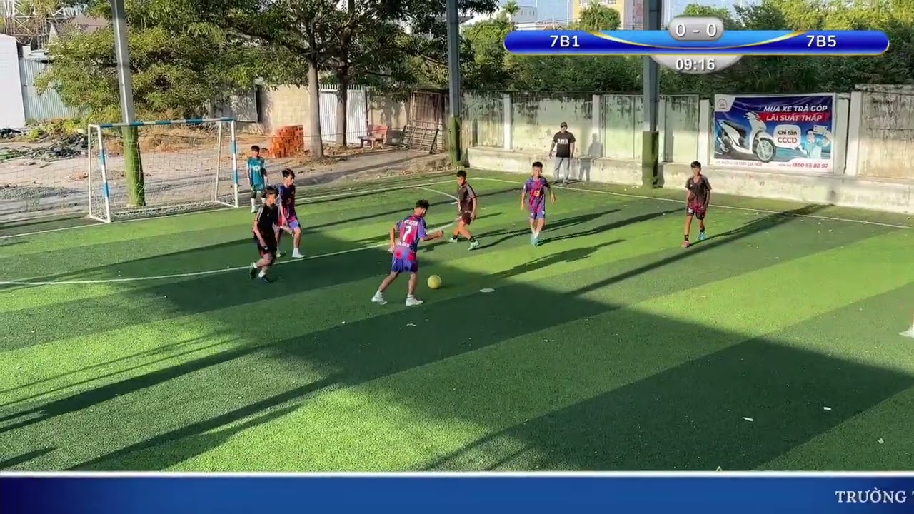 TRƯỜNG THCS LÊ VĂN TÁM - GIẢI BÓNG ĐÁ MINI CẤP TRƯỜNG LẦN BA:  7B1 🆚 7B5