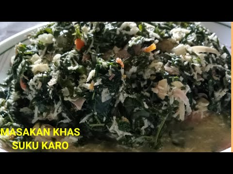 Sayur Daun Ubi Khas Karo