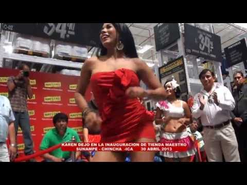 Karen Dejo lo muestra todo en Chincha