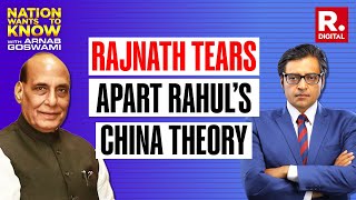 Not An Inch Of Land Taken, Won’t Give Up On National Interest: Rajnath Tears Rahul’s China Theory