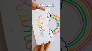 Cartão surpresa arco íris #rainbow #cartaosurpresa #arcoiris #diycrafts