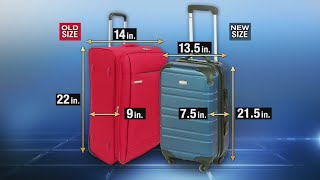 New guidelines proposed for size of carry-on luggage