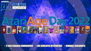 AtariAge Day 2022! Live Interviews + Unboxing 17 NEW Atari Homebrew Games!