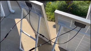 Portable PVC Solar Panel Stand for Under $10 in Minutes!!