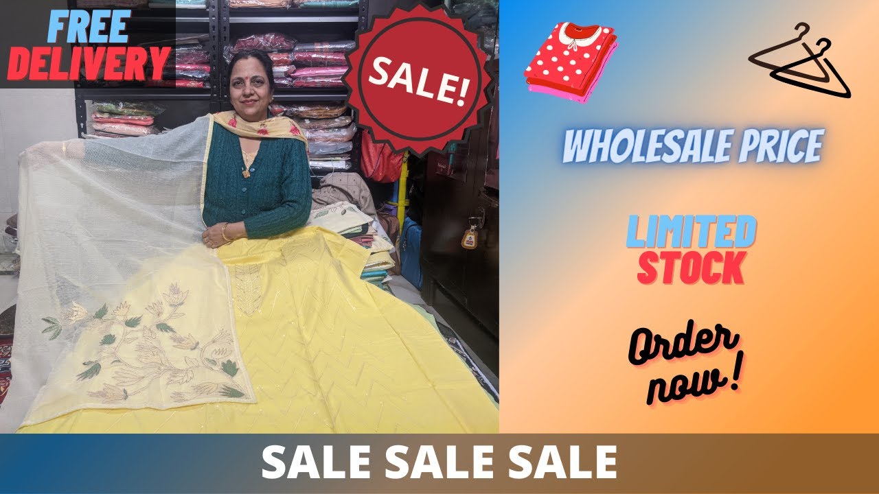 Year Ending Sale!! Book Fast Limited Stock Ladies suits Wholesale