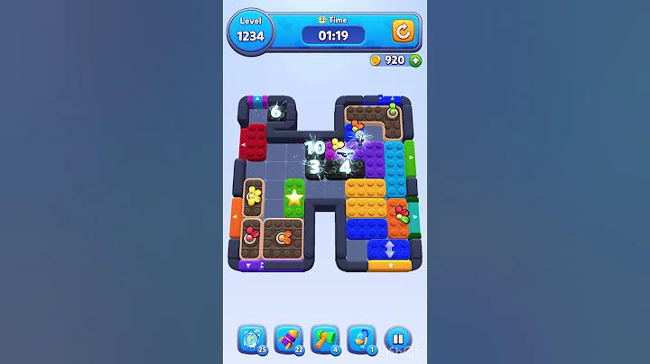 Color Block Jam Level 1234 – Full Puzzle Solution (No Boosters)