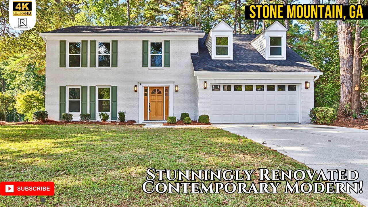Посетите этот ПОТРЯСАЮЩЕ отремонтированный СОВРЕМЕННЫЙ дом, выставленный на продажу в Стоун-Маунт...