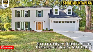 Tour This STUNNINGLY Renovated CONTEMPORARY Modern Home For Sale Now in Stone Mountain GA!