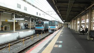 京都駅　奈良線205系　発車