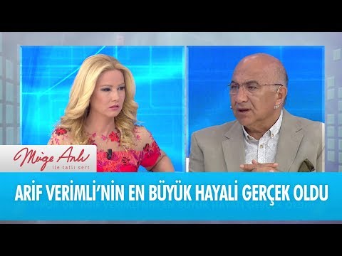 Prof. Dr. Arif Verimli'nin en büyük hayali gerçek oldu - Müge Anlı İle Tatlı Sert 21 Haziran 2018