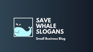 Best Save Whale Slogans