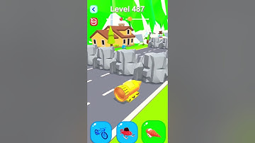 Shape-Shifting Funny Gameplay new hyper casual games level 487#shorts #gameplay #shapeshifting