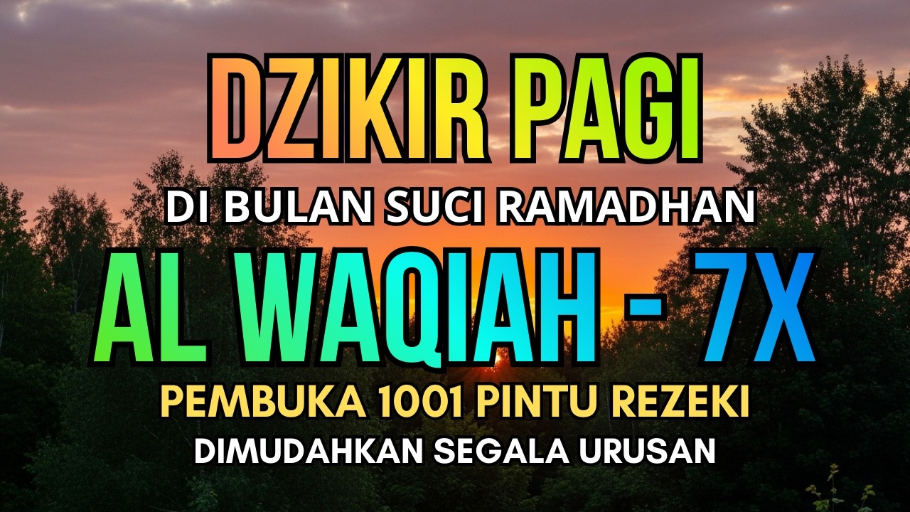 Menentramkan Jiwa! Al-Waqiah 7x | Murotal Al-Qur’an untuk Rezeki & Ketenangan