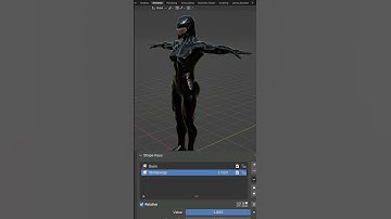 Making Venom Female 🍑 #venom3 #blender3d #marvel #animation #vfx