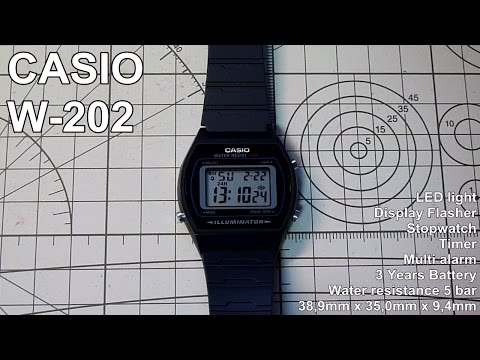 Casio W-202-1a  -  8