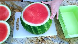 How to cut and store watermelon | Watermelon prep at home