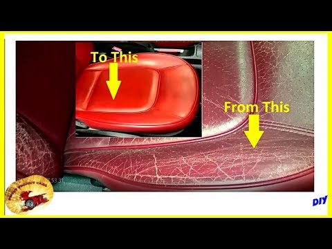 HOW TO FIX NASTY LEATHER SEATS IN 10 MINUTES For CHEAP