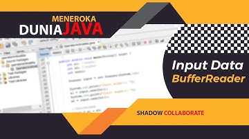Belajar Dasar Pemrograman Java - INPUT DATA CLASS SCANNER