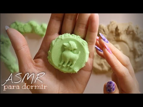 ASMR RELAXAMENTO GARANTIDO com Areia Cinética 🤤