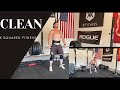 Squat clean  olympic lifting training  movement demo k squared fitness