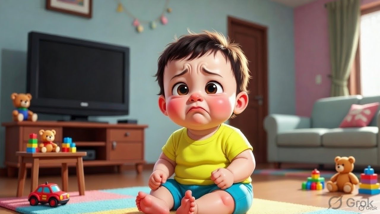 Chhota Munna Ro Raha Tha 😢👶 | Cute Baby Rhymes | Fun Cartoon Poem for Kids