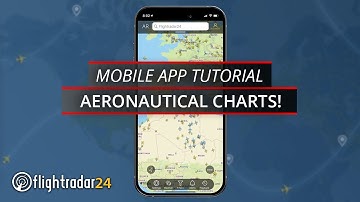 Tutorial: aeronautical charts in the Flightradar24 iOS mobile app