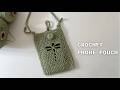 Easy Crochet Phone Bag Tutorial