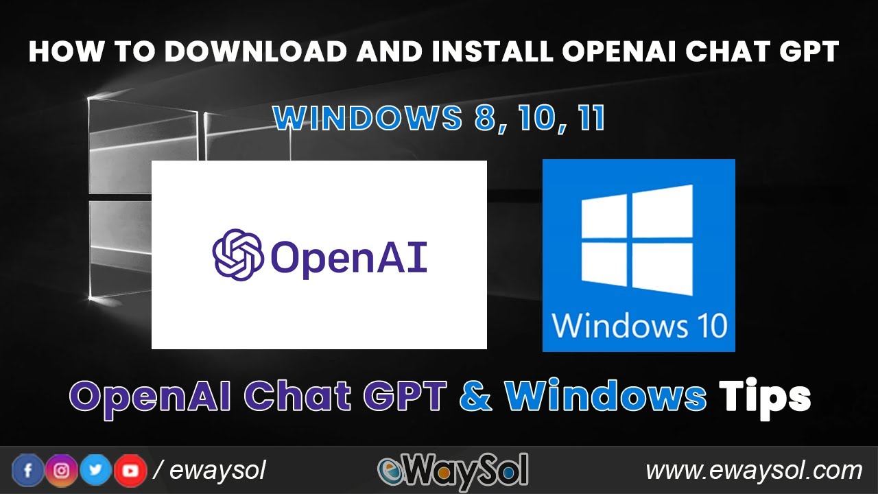 ChatGPT Desktop Application How To Download Install OpenAI Chat GPT 
