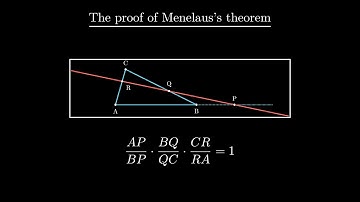 The proof of Menelaus