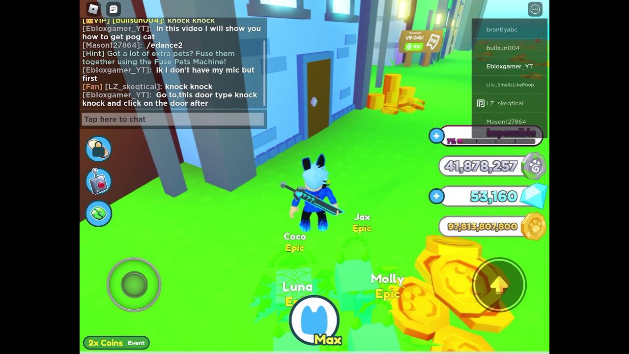 How to get secret pog pets!! Pet sim x YouTube