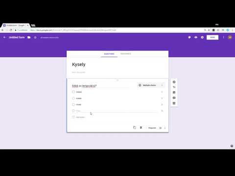 Video: Kuinka luoda kyselylomake: 15 vaihetta (kuvilla)