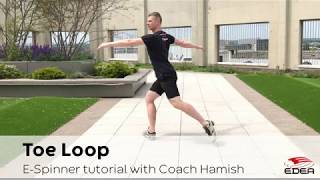 Edea E-Spinner Toe Loop Exercises with Coach Hamish