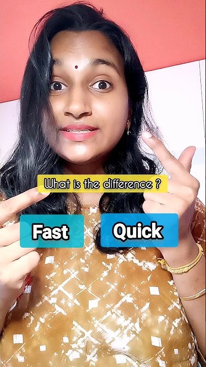 Fast Vs Quick shorts trending learning englishtips vocabulary fast-vs-quick-shorts-trending-learning-englishtips-vocabulary