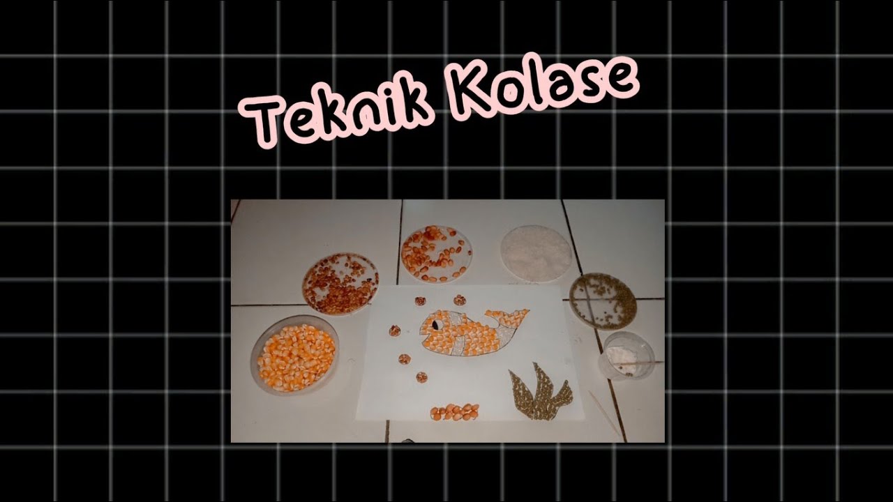  Membuat  Karya  Seni 2 Dimensi Teknik  Kolase YouTube