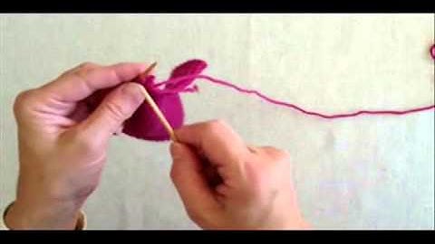 Working an I-cord edge on a finished edge