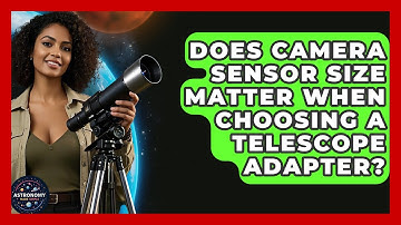 Does Camera Sensor Size Matter When Choosing A Telescope Adapter? - Astronomy Made Simple