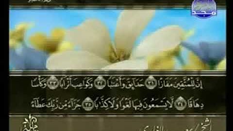 سورة النبأ من الآية 31 الى الآية 40