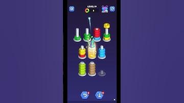 Nut Sort | Level 19 | #shorts