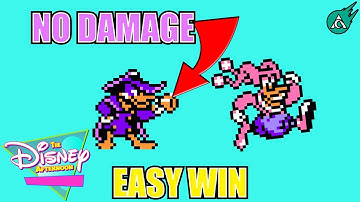 Darkwing Duck (NES) Quackerjack No Damage, No Power-Ups Boss Battle