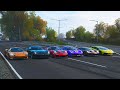 Forza horizon 4 drag race 720s vs aventador sv vs ford gt vs gt2 rs vs 488 pista vs 812