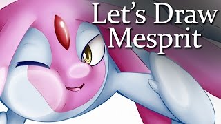 Lets Draw Mesprit