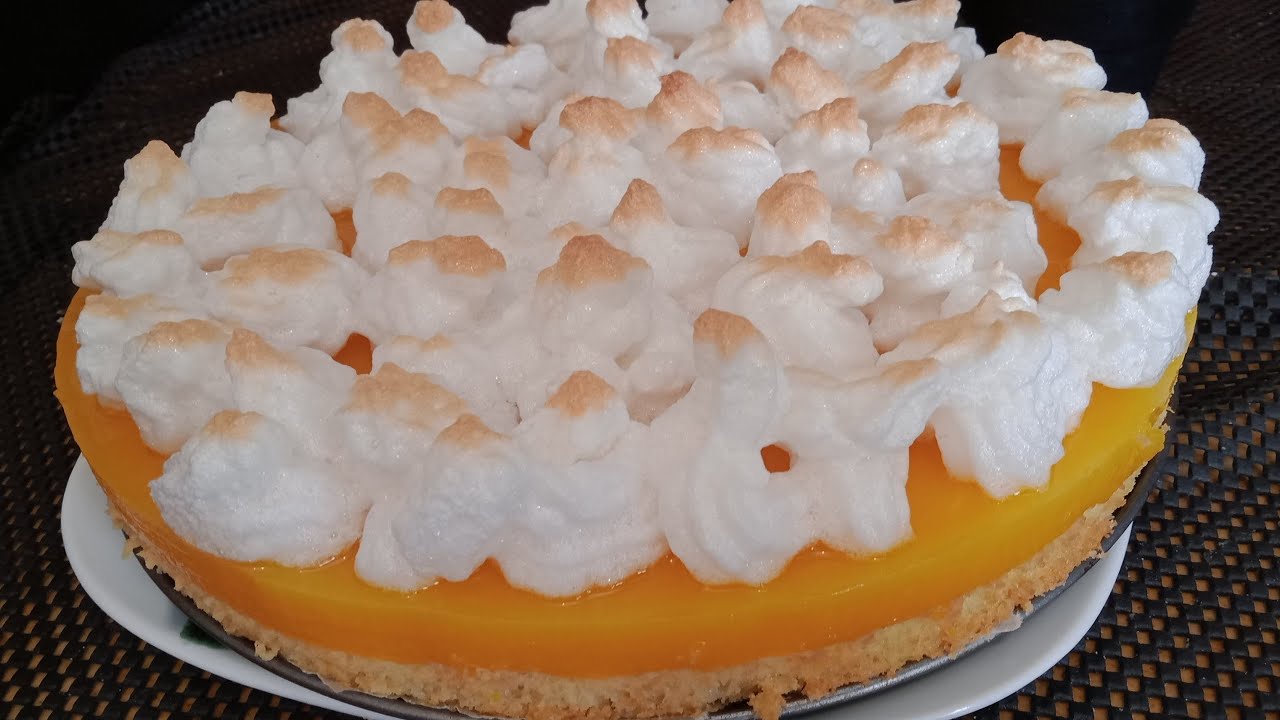 tarte à l'orange meringuée // طورطة المورانغ والبرتقال🍊 رائعة ومنعشة